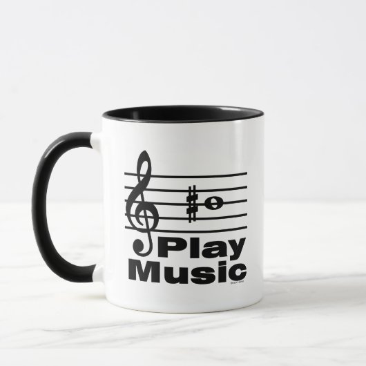 Mug Notation musicale B Sharp (Gauche)