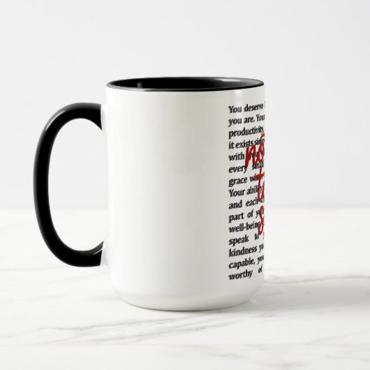 Mug Note à moi-même (Gauche)