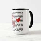 Mug Note à moi-même (Devant droit)