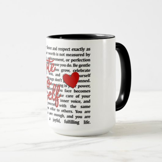 Mug Note à moi-même (Devant droit)