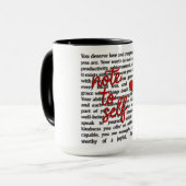 Mug Note à moi-même (Devant gauche)