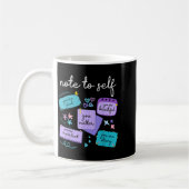 Mug Note à soi-même Vous Prévention du suicide Sensibi (Gauche)