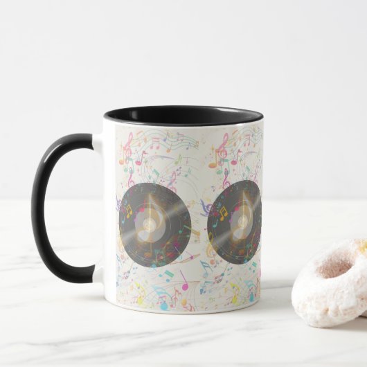 Mug Note de musique (Avec donut)