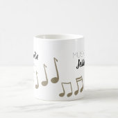 Mug Note musicale Chanteur musicien (Centre)