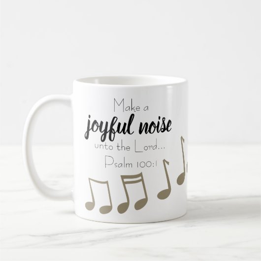 Mug Note musicale Chanteur musicien (Gauche)