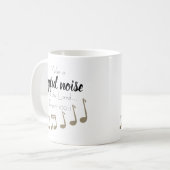 Mug Note musicale Chanteur musicien Guitariste Drummer (Devant gauche)