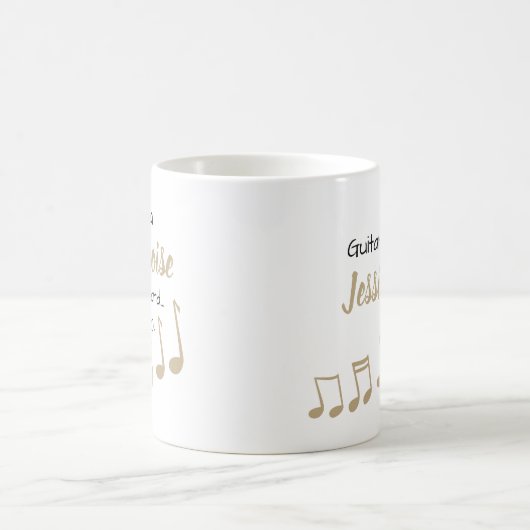 Mug Note musicale Écriture musicienne blanc (Centre)