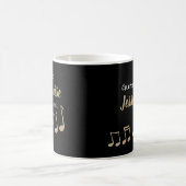 Mug Note musicale Musicien Noir et Tan (Centre)