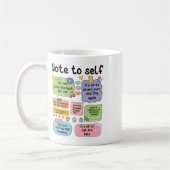 Mug Note : Psychologue De L'École D'Autosanté Mentale (Gauche)