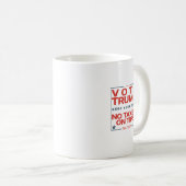 Mug Note Trump pas d'impôts sur les pourboires (Devant droit)