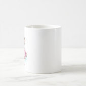 Mug notes de clé de sol musicale avec fleurs de Sakura (Centre)