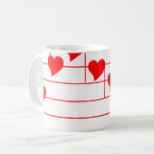 Mug Notes de Love'n (Devant gauche)
