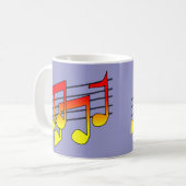 Mug Notes de Musique (Devant gauche)