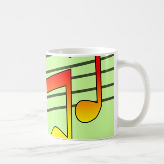 Mug Notes de Musique (Droite)