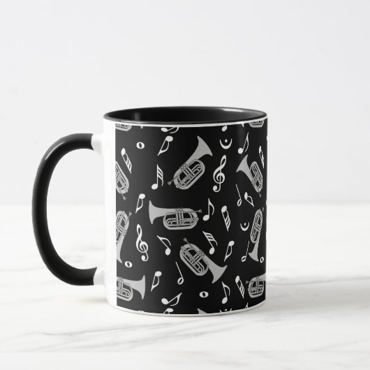Mug Notes de musique Baritone (Gauche)