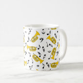 Mug Notes de musique Baritone (Devant droit)