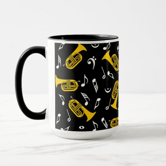 Mug *Notes de musique Baritone Marching (Gauche)