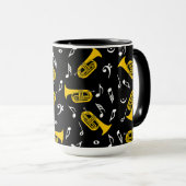 Mug *Notes de musique Baritone Marching (Devant droit)