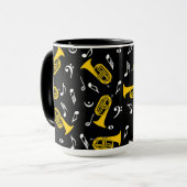 Mug *Notes de musique Baritone Marching (Devant gauche)