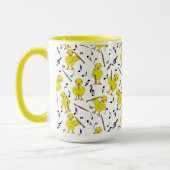 Mug Notes de musique Clarinet Chick Clarinets (Gauche)