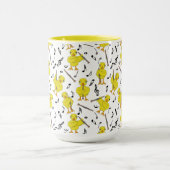 Mug Notes de musique Clarinet Chick Clarinets (Centre)