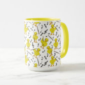 Mug Notes de musique Clarinet Chick Clarinets (Devant droit)