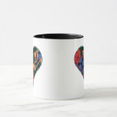Mug Notes de musique Coeur à motifs (Centre)