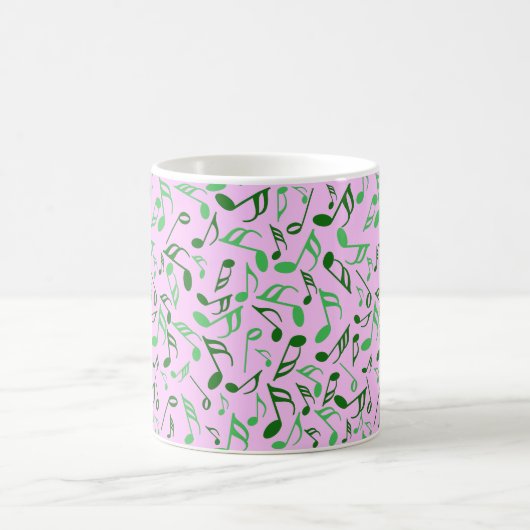 Mug Notes de musique colorée (Centre)