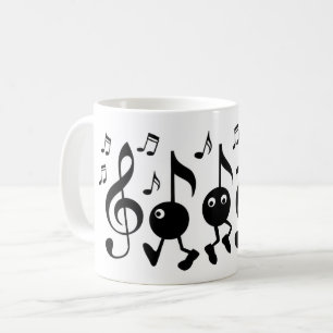 Mug Notes de musique de dessin