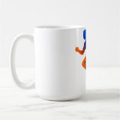 Mug Notes de musique de microphone Design de chant rét (Gauche)