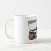 Mug Notes de musique de platine tourne-disque (Gauche)