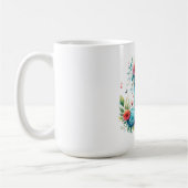 Mug Notes de musique et fleurs (Gauche)