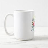 Mug Notes de musique et fleurs (Gauche)