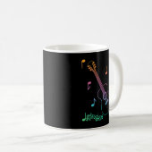 Mug Notes de Musique Guitare Acoustique (Devant droit)