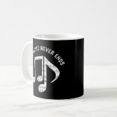 Mug Notes de musique noire (Devant gauche)