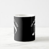 Mug Notes de musique noire (Centre)