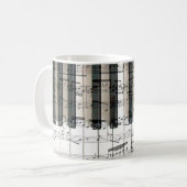 Mug notes de musique piano (Devant gauche)