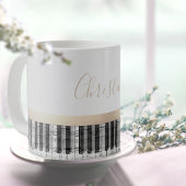 Mug notes de musique piano