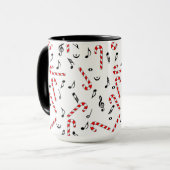 Mug Notes de musique sucre de canne (Devant gauche)