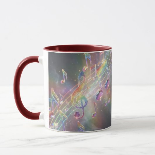 Mug Notes de Pitch Design Moderne (Gauche)