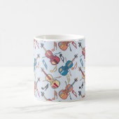 Mug Notes de violon et de musique (Centre)