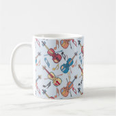 Mug Notes de violon et de musique (Gauche)