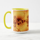 Mug Notes d'or Vintages élégantes (Gauche)