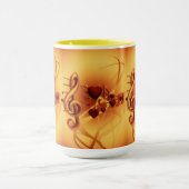 Mug Notes d'or Vintages élégantes (Centre)