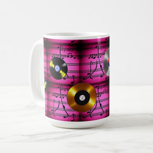 Mug Notes et enregistrements musicaux (Devant gauche)