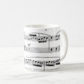 Mug notes musicales (Devant droit)