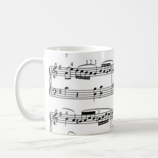 Mug notes musicales (Gauche)