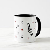 Mug Notes musicales (Devant droit)