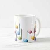 Mug Notes musicales (Devant droit)