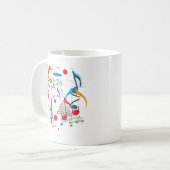 Mug Notes musicales (Devant gauche)